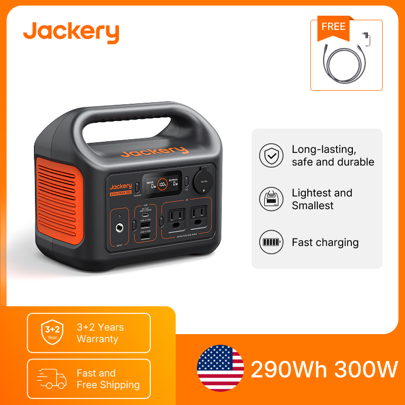 Extension Cord Outdoor - Jackery Stazione di Alimentazione Portatile Explorer