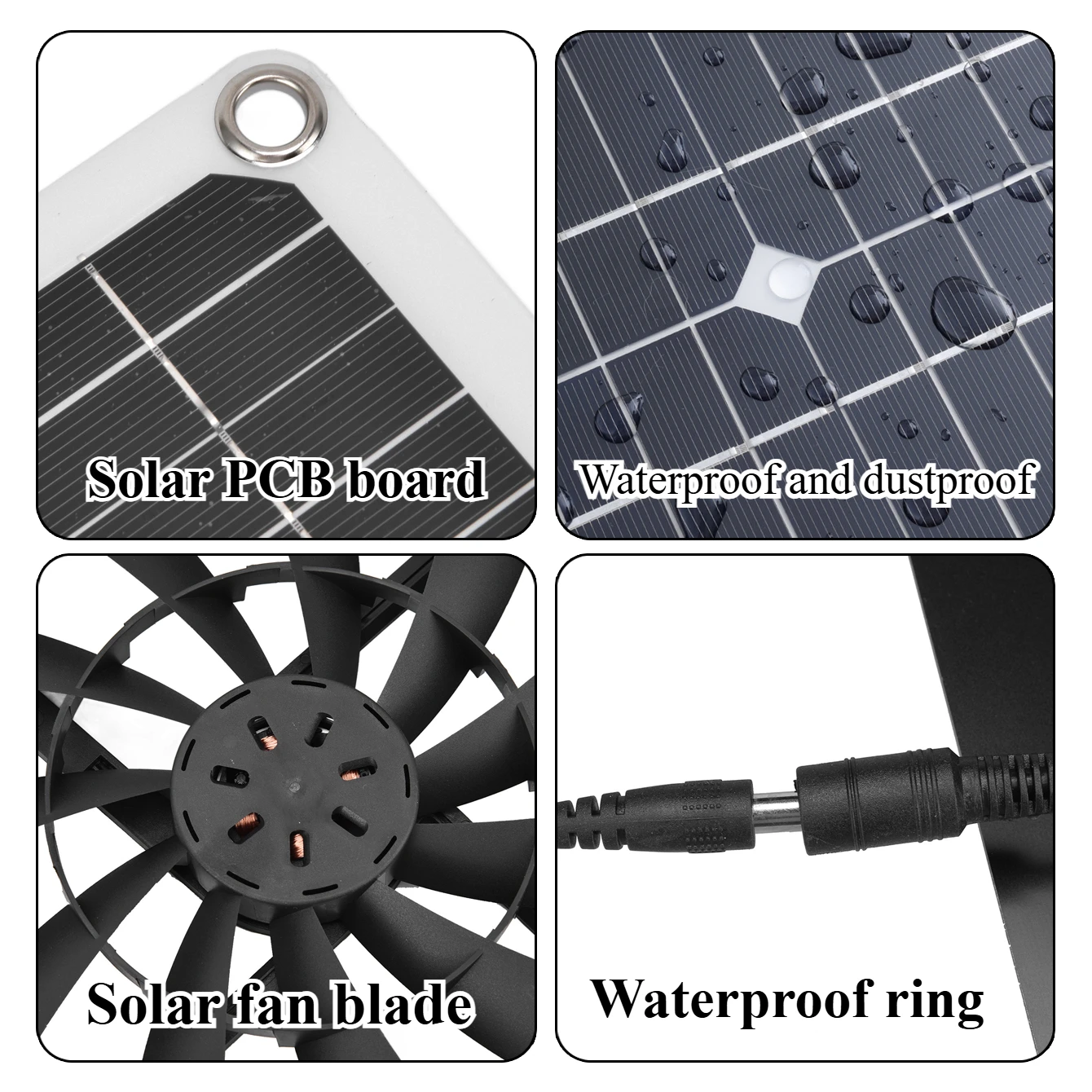 Kit Ventilatore Solare da 15W  - Outdoor Power Vent recensione e prezzo