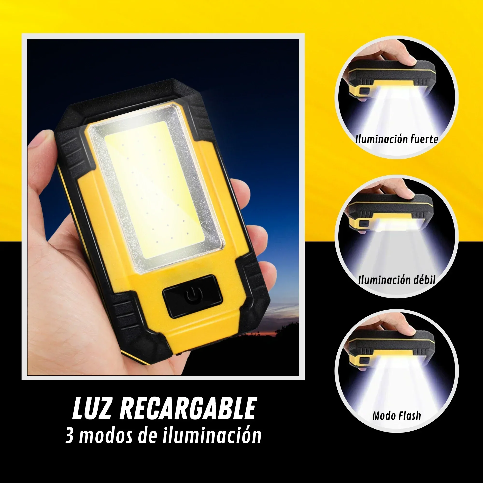 Torcia da Lavoro Ricaricabile  - Outdoor Power Lights recensione e prezzo